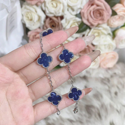 [⭐Hyrra Jewelry]CLOVER 5 MOTIF PIETERSITE BRACELET COLLECTION