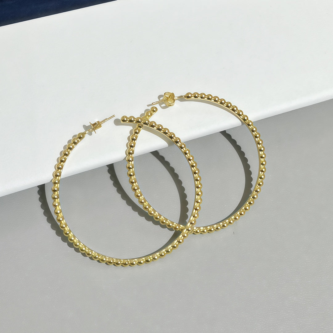 [⭐Hyrra Jewelry] SMOOTH BEAD STUD EARRINGS