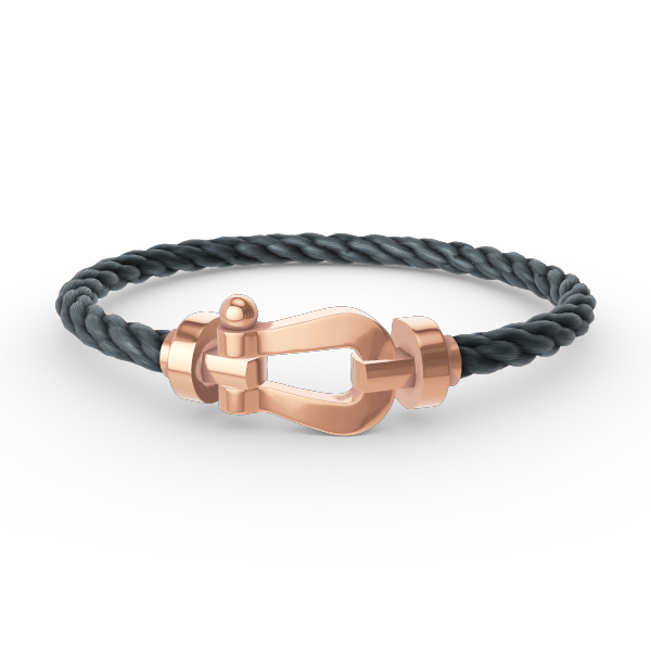 [⭐Hyrra Jewelry]FORCE LARGE HORSESHOE NO DIAMOND BRACELET ROSE GOLD
