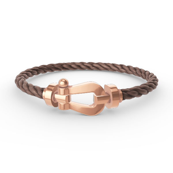 [⭐Hyrra Jewelry]FORCE LARGE HORSESHOE NO DIAMOND BRACELET ROSE GOLD
