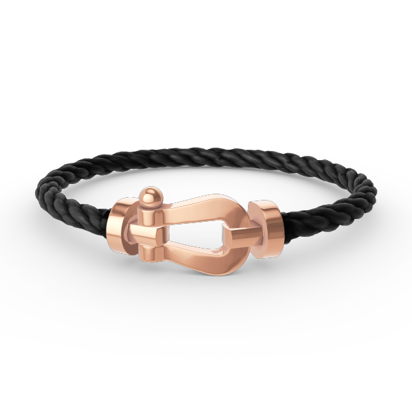 [⭐Hyrra Jewelry]FORCE LARGE HORSESHOE NO DIAMOND BRACELET ROSE GOLD