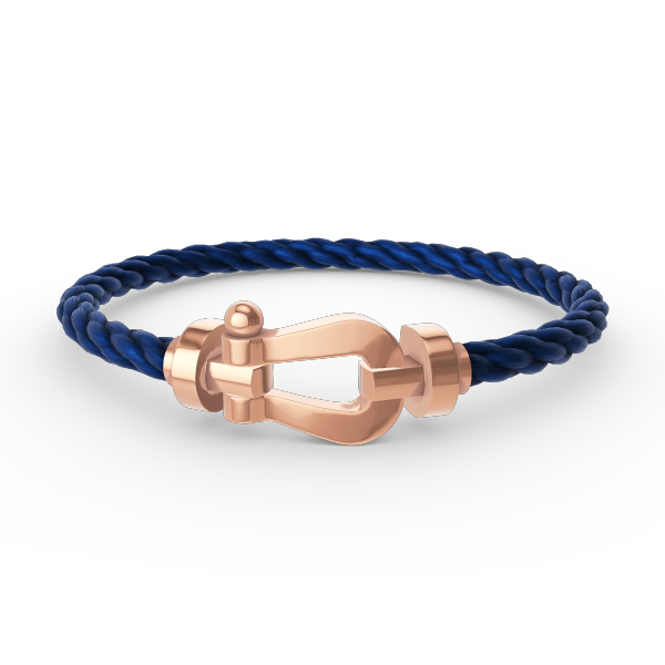 [⭐Hyrra Jewelry]FORCE LARGE HORSESHOE NO DIAMOND BRACELET ROSE GOLD