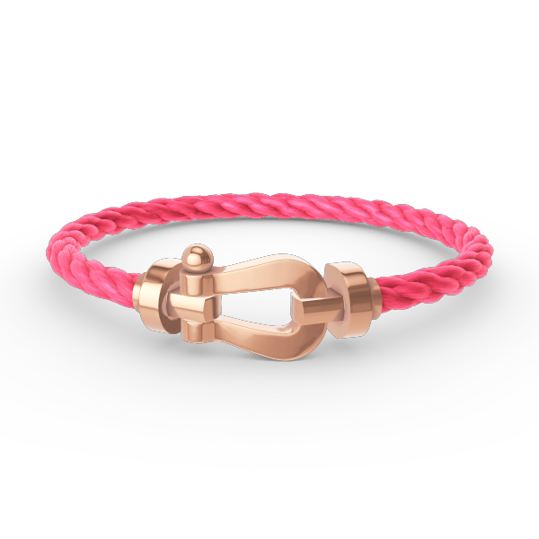 [⭐Hyrra Jewelry]FORCE LARGE HORSESHOE NO DIAMOND BRACELET ROSE GOLD