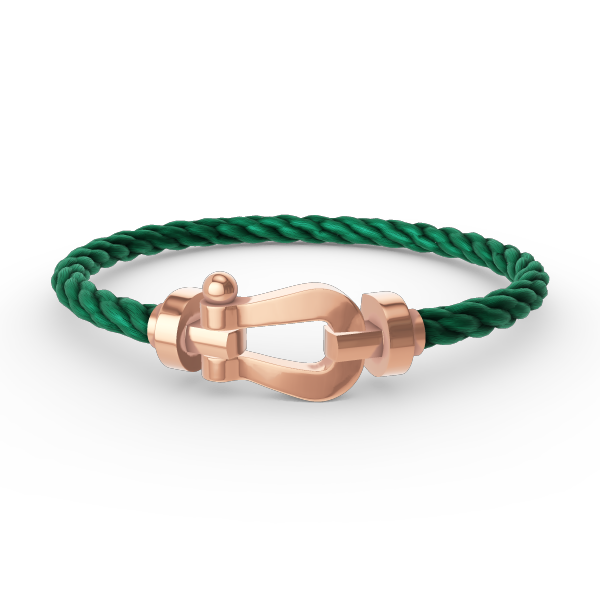 [⭐Hyrra Jewelry]FORCE LARGE HORSESHOE NO DIAMOND BRACELET ROSE GOLD