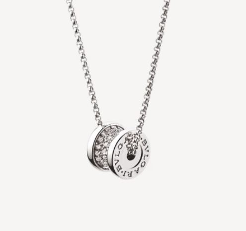 [⭐Hyrra Jewelry]ZERO 1 SILVER DIAMOND NECKLACE