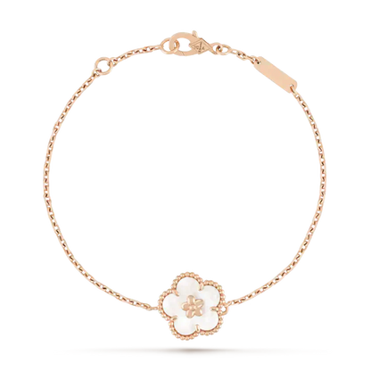 [⭐Hyrra Jewelry]LUCKY WHITE MOP PLUM BLOSSOM  BRACELET