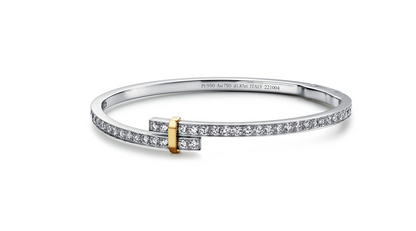 [Hyrra Jewelry]EDGE DIAMOND GOLD SILVER BRACELET