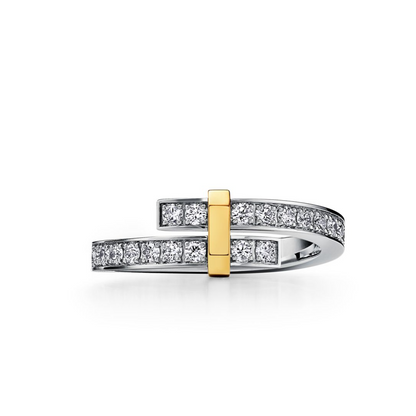 [Hyrra Jewelry]EDGE GOLD SILVER DIAMOND RING