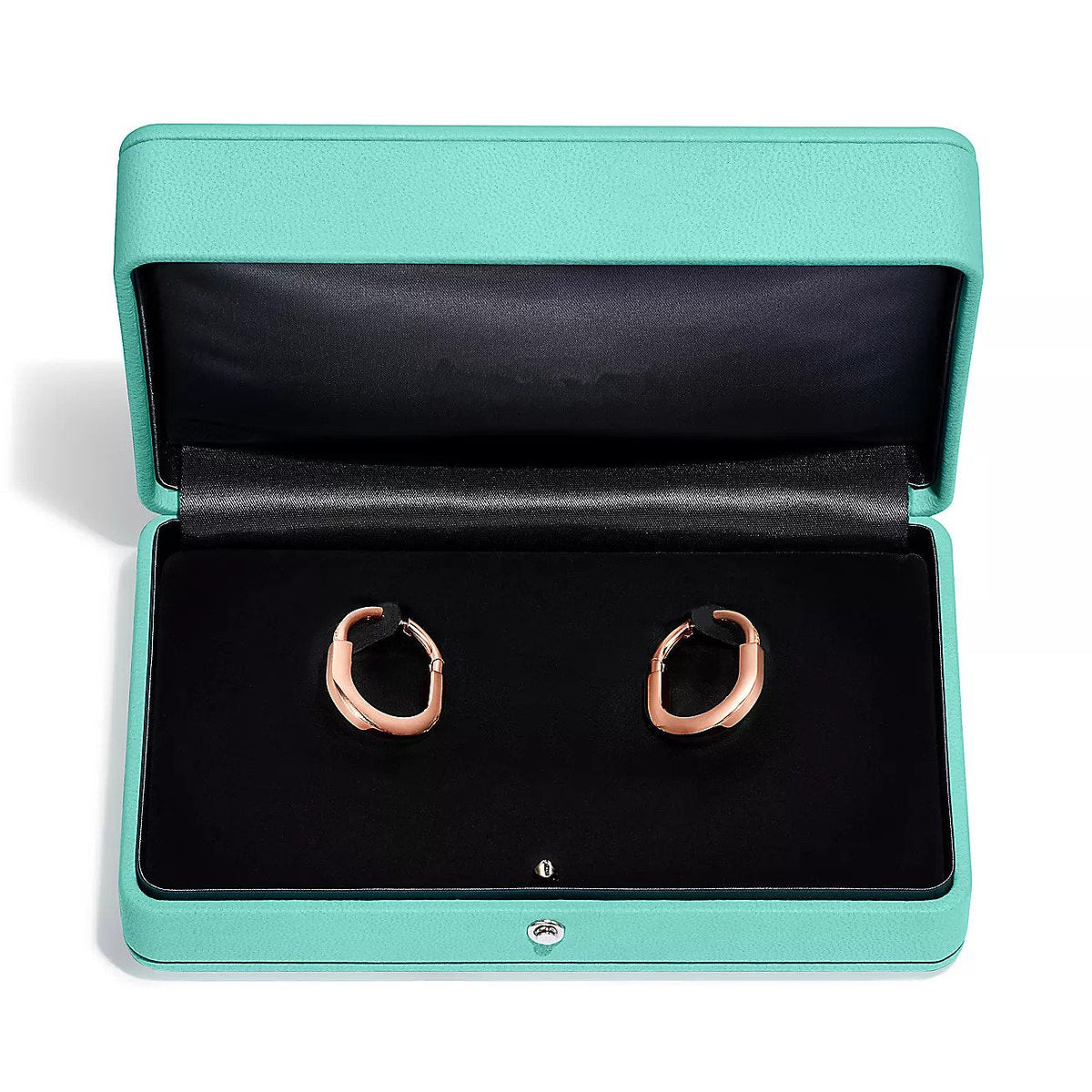 [Hyrra Jewelry]LOCK MEDIUM DIAMNOND EARRINGS