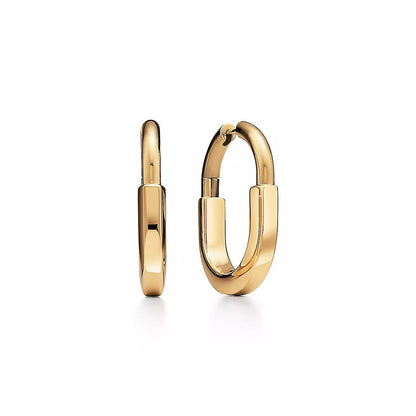 [Hyrra Jewelry]LOCK MEDIUM EARRINGS