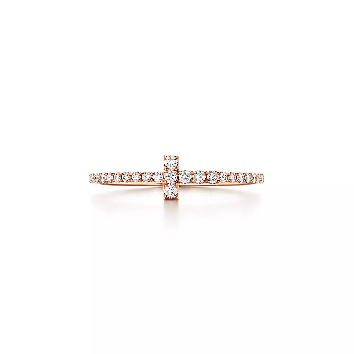 [Hyrra Jewelry]T RING DIAMOND PINK GOLD