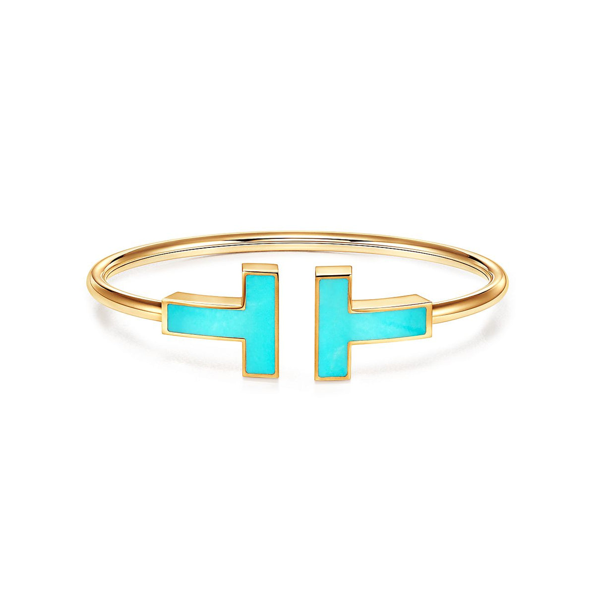 [Hyrra Jewelry]T WIDE TURQUOISE OPEN BRACELET