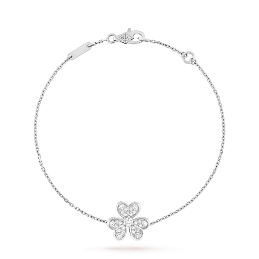 [⭐Hyrra Jewelry]FRIVOLE SILVER FLOWER DIAMOND BRACELET