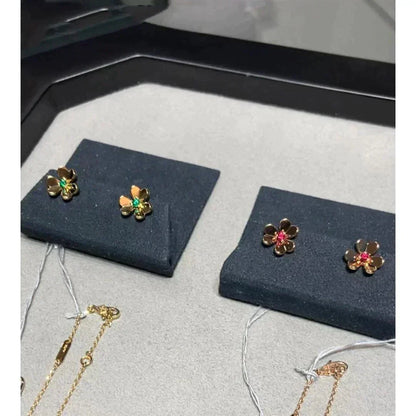 [⭐Hyrra Jewelry]FRIVOLE  FLOWER PINK EARRINGS