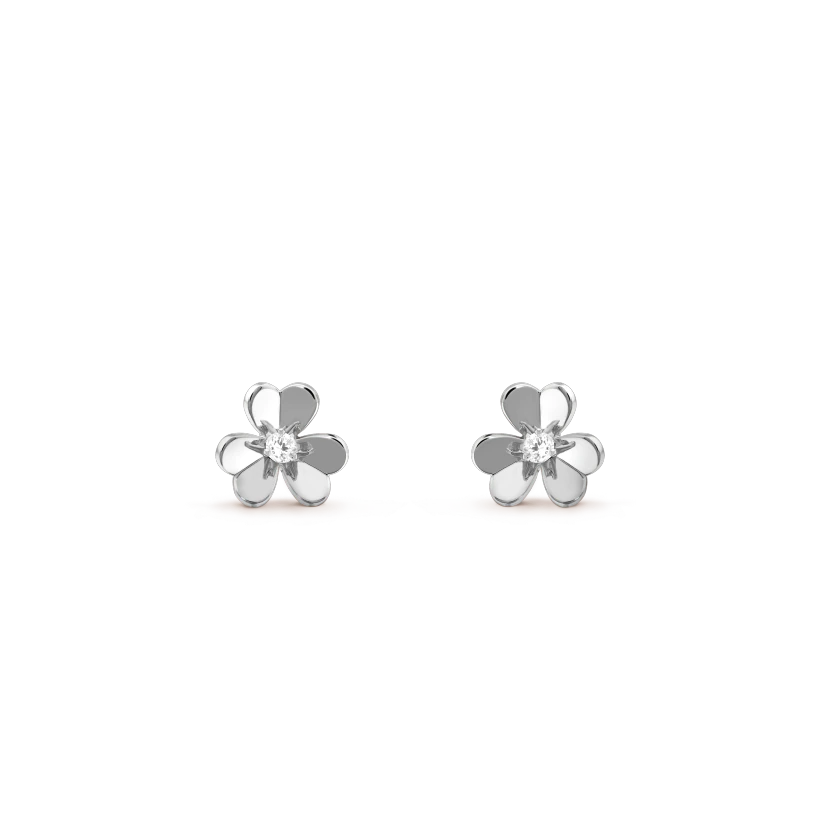[⭐Hyrra Jewelry]FRIVOLE MINI SILVER FLOWER EARRINGS