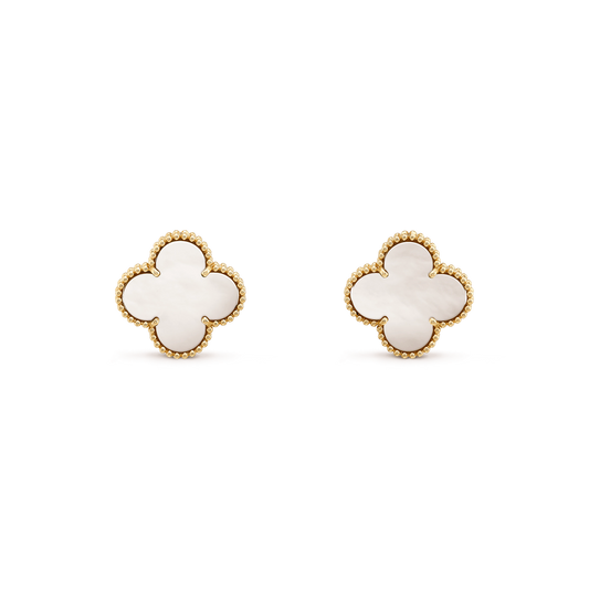 [⭐Hyrra Jewelry]CLOVER MINI GOLD EARRINGS