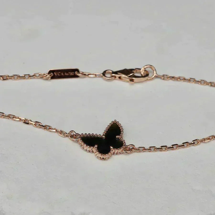 [⭐Hyrra Jewelry]BUTTERFLY ONYX  BUTTERFLY BRACELET