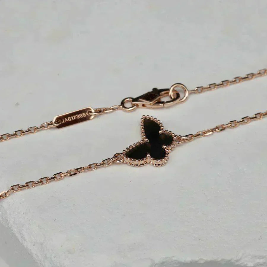 [⭐Hyrra Jewelry]BUTTERFLY ONYX  BUTTERFLY BRACELET
