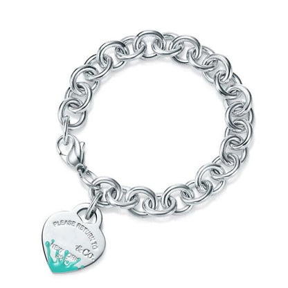 [Hyrra Jewelry]LOVE HEART RETURN TO TIF SILVER BRACELET