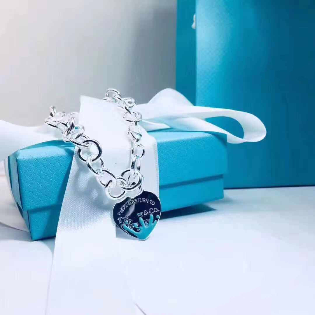 [Hyrra Jewelry]LOVE HEART RETURN TO TIF SILVER BRACELET