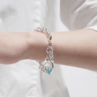 [Hyrra Jewelry]LOVE HEART RETURN TO TIF SILVER BRACELET