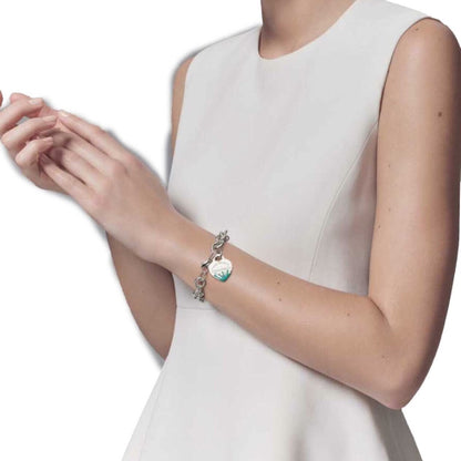[Hyrra Jewelry]LOVE HEART RETURN TO TIF SILVER BRACELET