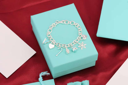 [Hyrra Jewelry]CHRISTMAS SILVER BRACELET