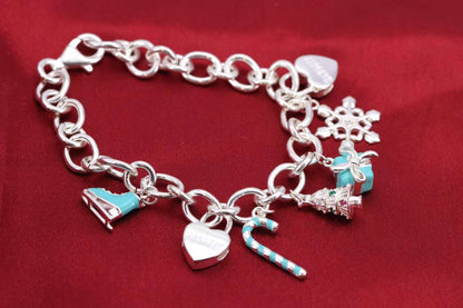[Hyrra Jewelry]CHRISTMAS SILVER BRACELET