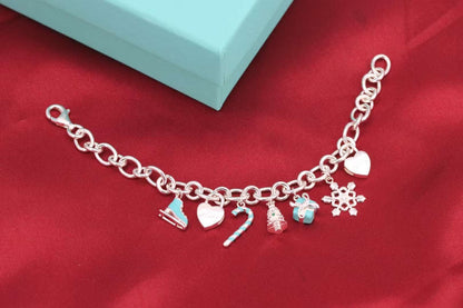 [Hyrra Jewelry]CHRISTMAS SILVER BRACELET