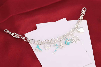 [Hyrra Jewelry]CHRISTMAS SILVER BRACELET