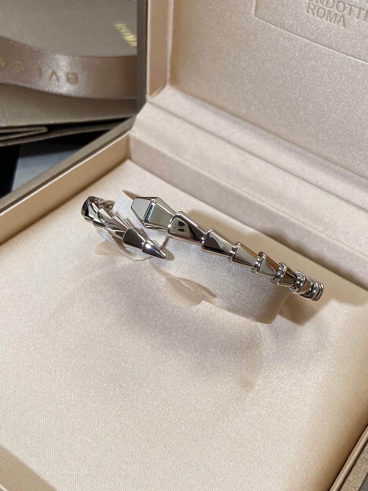 [⭐Hyrra Jewelry]SERPENTI VIPER SILVER BRACELET