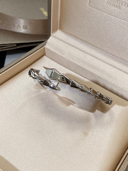 [⭐Hyrra Jewelry]SERPENTI VIPER SILVER BRACELET