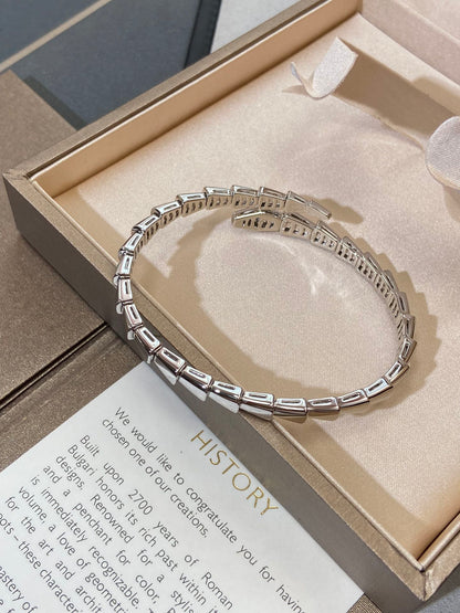 [⭐Hyrra Jewelry]SERPENTI VIPER SILVER BRACELET
