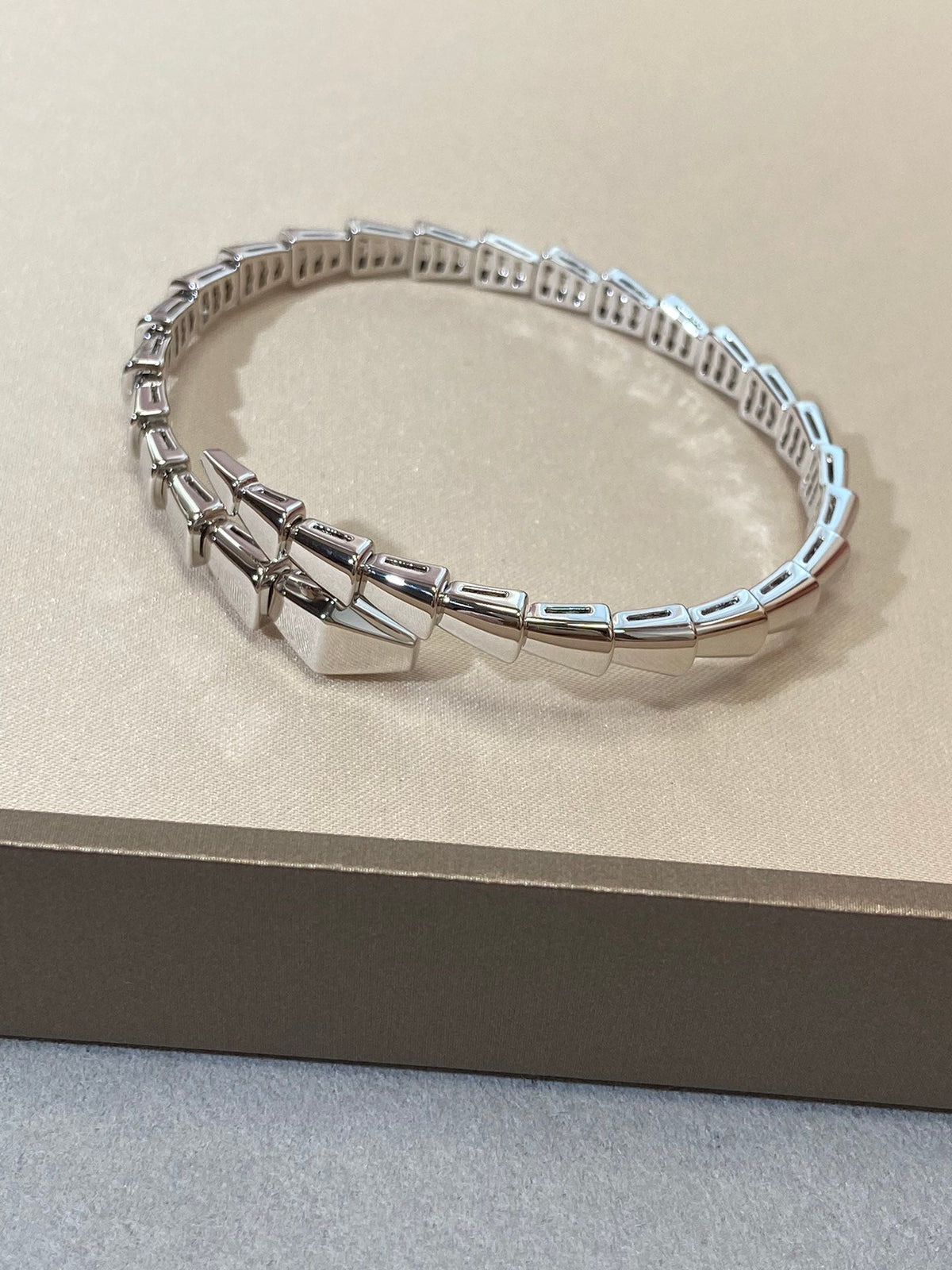 [⭐Hyrra Jewelry]SERPENTI VIPER SILVER BRACELET
