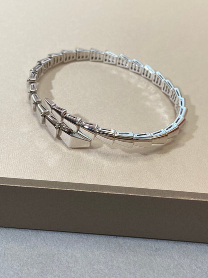 [⭐Hyrra Jewelry]SERPENTI VIPER SILVER BRACELET