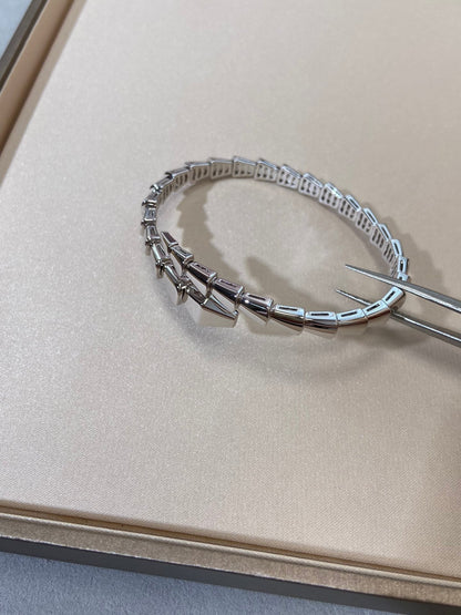 [⭐Hyrra Jewelry]SERPENTI VIPER SILVER BRACELET