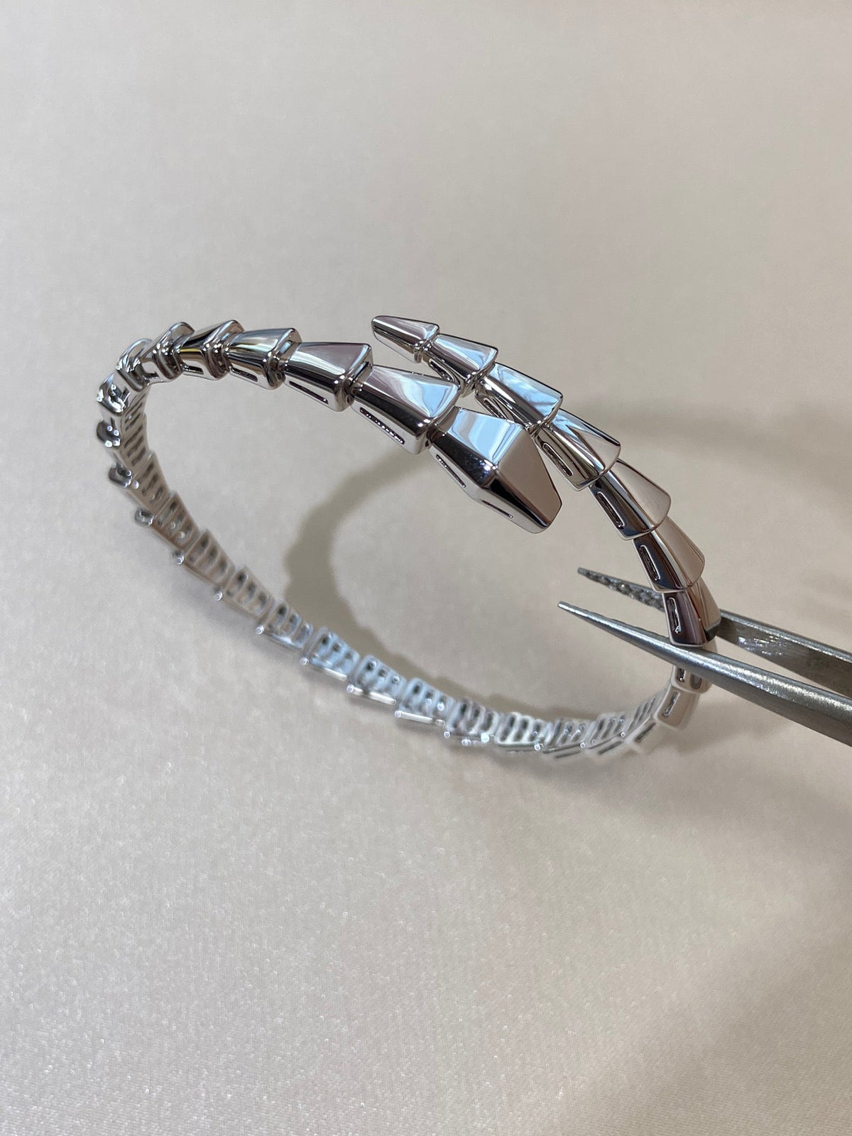 [⭐Hyrra Jewelry]SERPENTI VIPER SILVER BRACELET