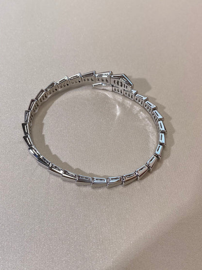[⭐Hyrra Jewelry]SERPENTI VIPER SILVER BRACELET