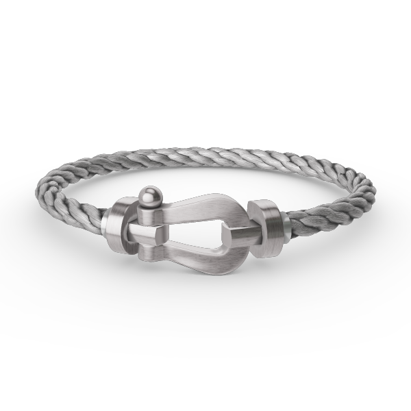 [⭐Hyrra Jewelry]FORCE LARGE HORSESHOE NO DIAMOND BRACELET SILVER
