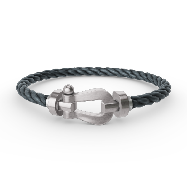 [⭐Hyrra Jewelry]FORCE LARGE HORSESHOE NO DIAMOND BRACELET SILVER