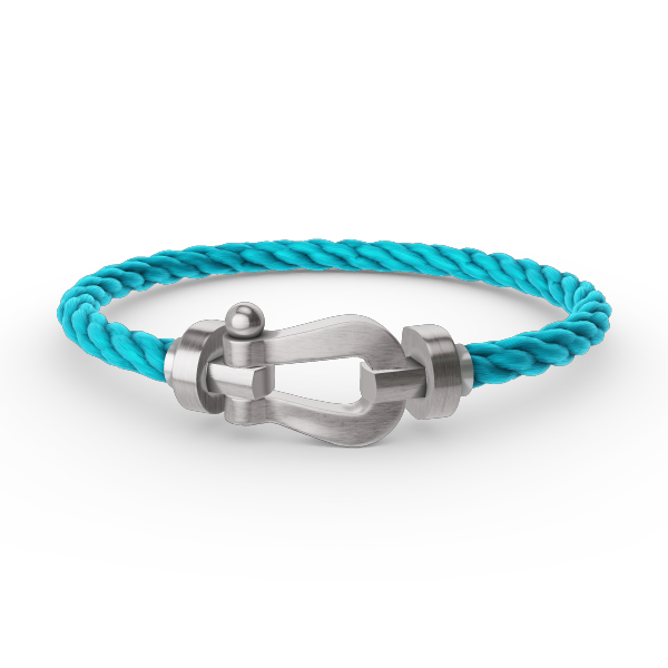 [⭐Hyrra Jewelry]FORCE LARGE HORSESHOE NO DIAMOND BRACELET SILVER