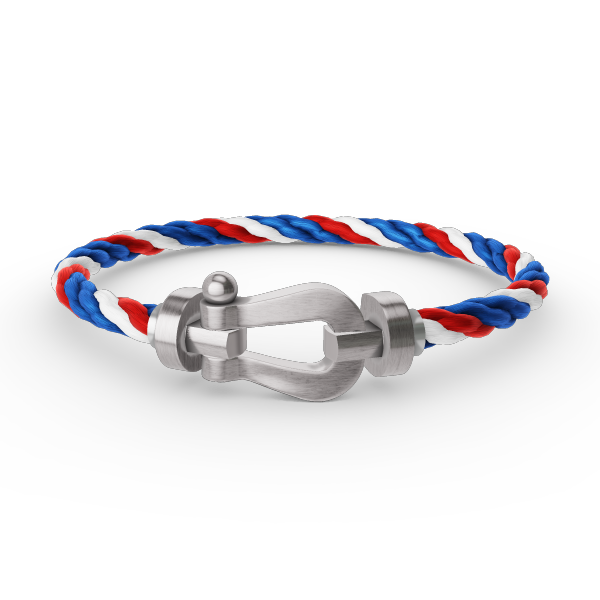 [⭐Hyrra Jewelry]FORCE LARGE HORSESHOE NO DIAMOND BRACELET SILVER