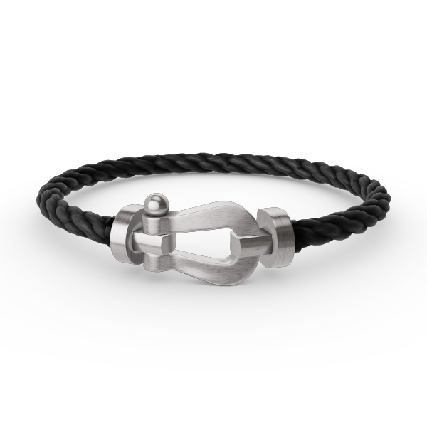 [⭐Hyrra Jewelry]FORCE LARGE HORSESHOE NO DIAMOND BRACELET SILVER