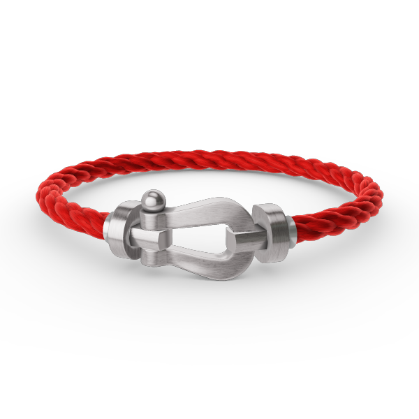 [⭐Hyrra Jewelry]FORCE LARGE HORSESHOE NO DIAMOND BRACELET SILVER