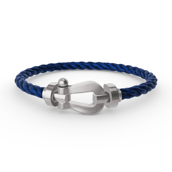 [⭐Hyrra Jewelry]FORCE LARGE HORSESHOE NO DIAMOND BRACELET SILVER