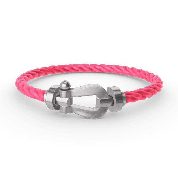 [⭐Hyrra Jewelry]FORCE LARGE HORSESHOE NO DIAMOND BRACELET SILVER