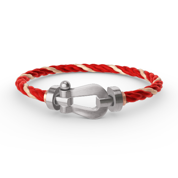 [⭐Hyrra Jewelry]FORCE LARGE HORSESHOE NO DIAMOND BRACELET SILVER