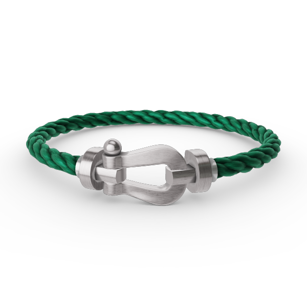[⭐Hyrra Jewelry]FORCE LARGE HORSESHOE NO DIAMOND BRACELET SILVER