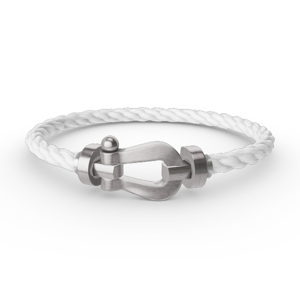 [⭐Hyrra Jewelry]FORCE LARGE HORSESHOE NO DIAMOND BRACELET SILVER
