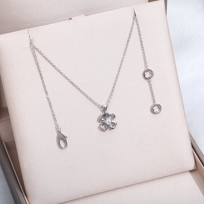 [⭐Hyrra Jewelry]FIOREVER NECKLACE DIAMOND CENTER